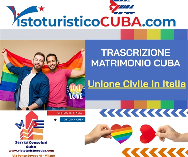 Trascrizione matrimonio cubano per unione civile in Italia