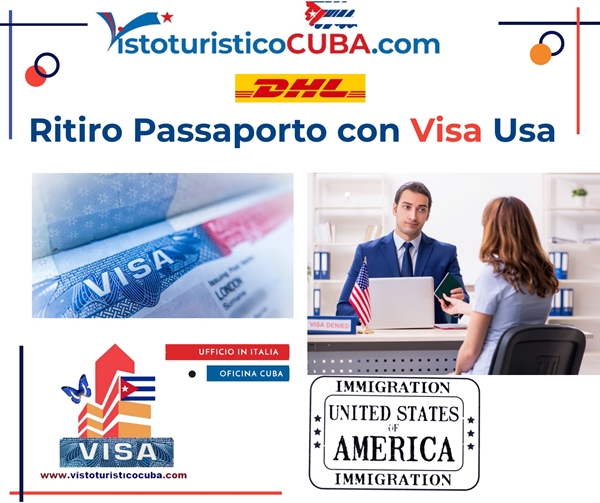 Dove ritirare passaporto con visto America approvato 